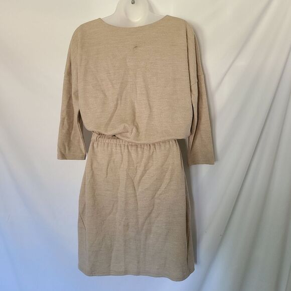 Aritzia The Group Babaton 100% Wool Drawstring waist Dress sz S - Picture 2 of 9